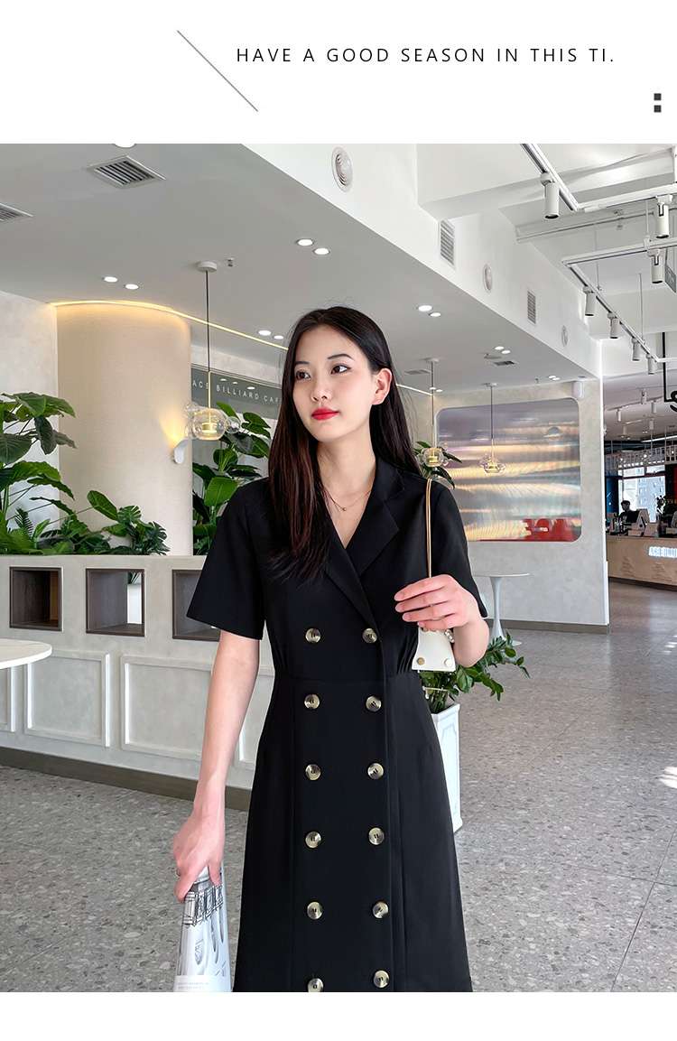 フォーマルスーツ エレガントダブルブレストワンピース