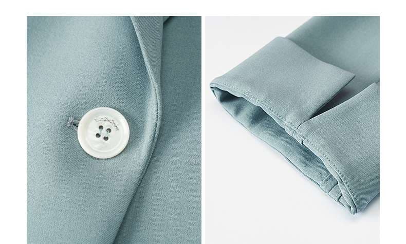 フォーマルスーツ エレガントミントグリーン レディースパンツスーツ