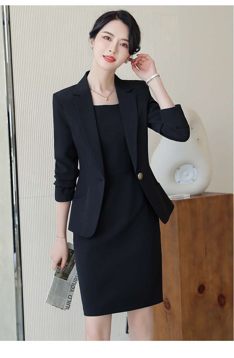 フォーマルスーツ エレガントノースリーブワンピーススーツ