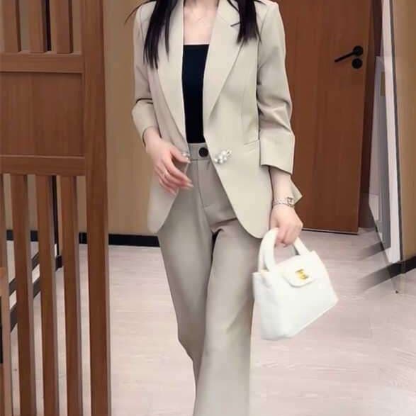 フォーマルスーツ エレガントオフィスパンツスーツ