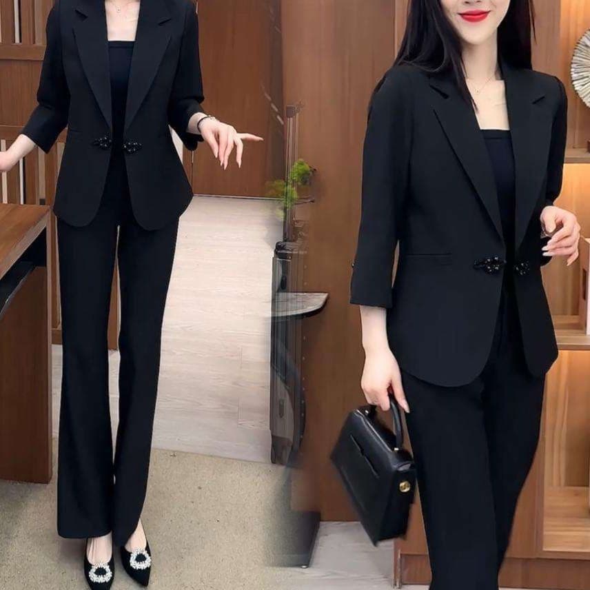 フォーマルスーツ エレガントオフィスパンツスーツ