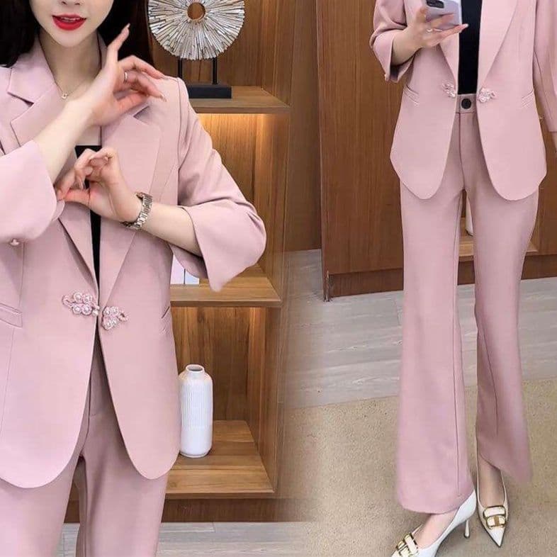 フォーマルスーツ エレガントオフィスパンツスーツ