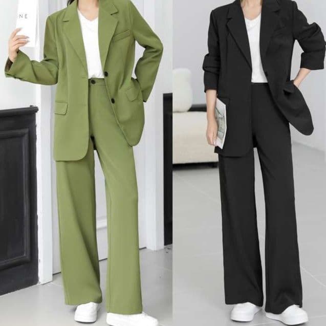 フォーマルスーツ エレガントオーバーサイズパンツスーツ