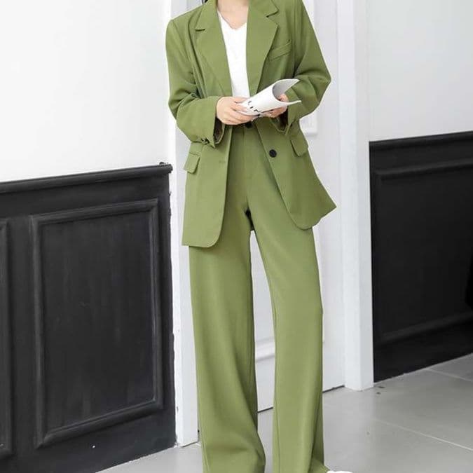 フォーマルスーツ エレガントオーバーサイズパンツスーツ