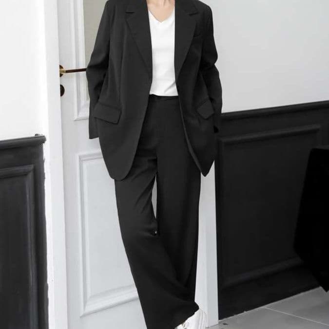 フォーマルスーツ エレガントオーバーサイズパンツスーツ
