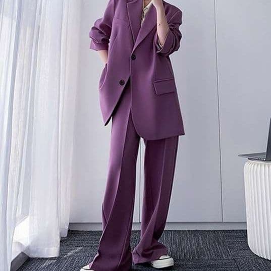 フォーマルスーツ エレガントオーバーサイズパンツスーツ