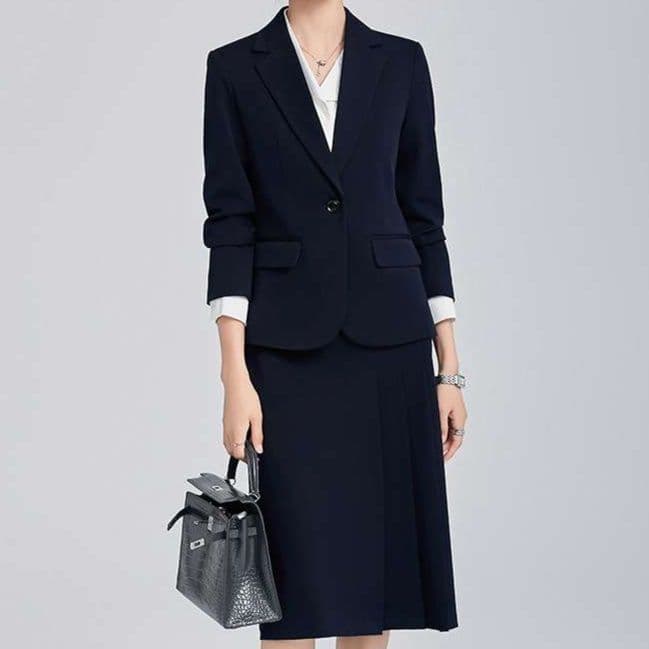 フォーマルスーツ エレガントオフィススーツ 2点セット