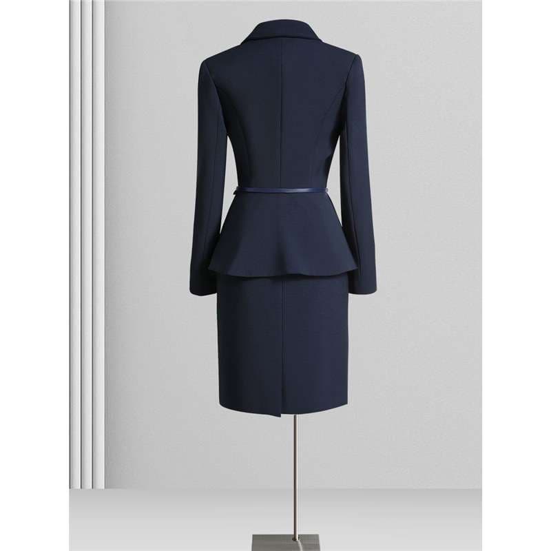 フォーマルスーツ フロントクロス ペプラム スーツ フォーマル