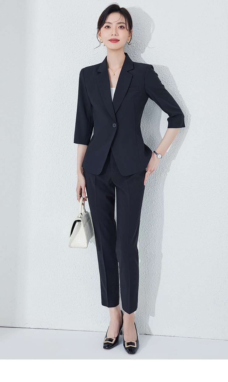 フォーマルスーツ エレガントな三つ釦テーラードジャケット