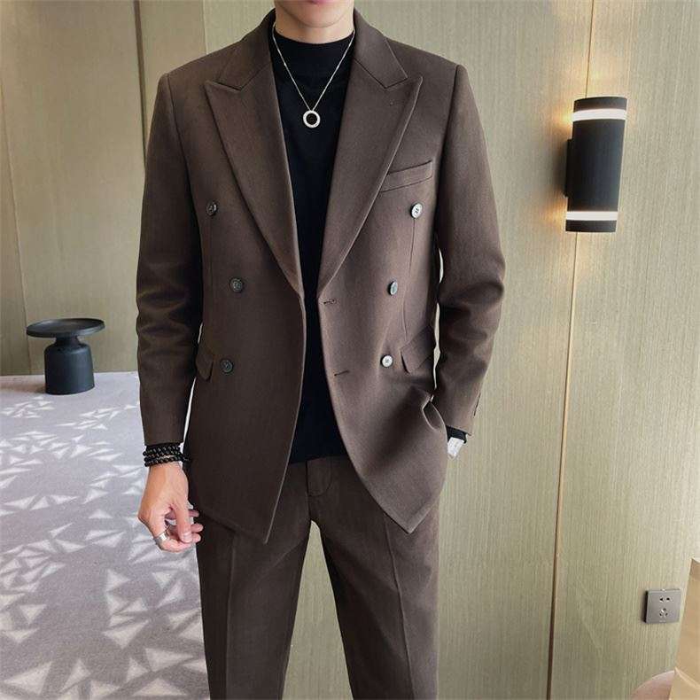フォーマルスーツ ダブルブレストスーツ上下セット