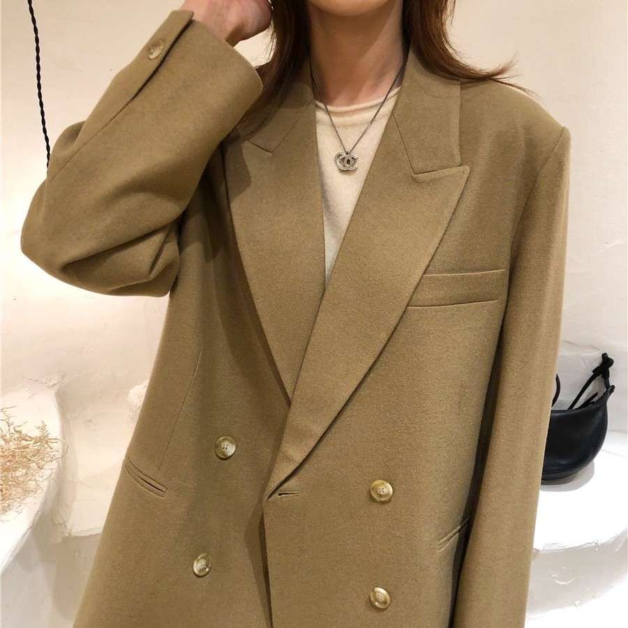 フォーマルスーツ オーバーサイズ ダブルブレスト ジャケット