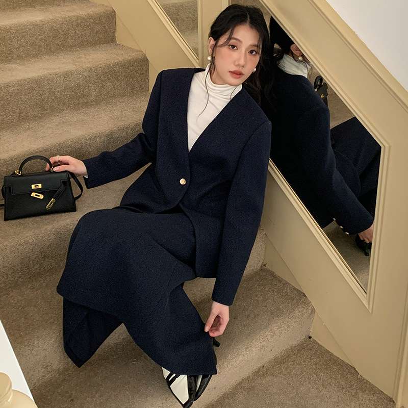 フォーマルスーツ テーラードセットアップ スーツ ロング丈