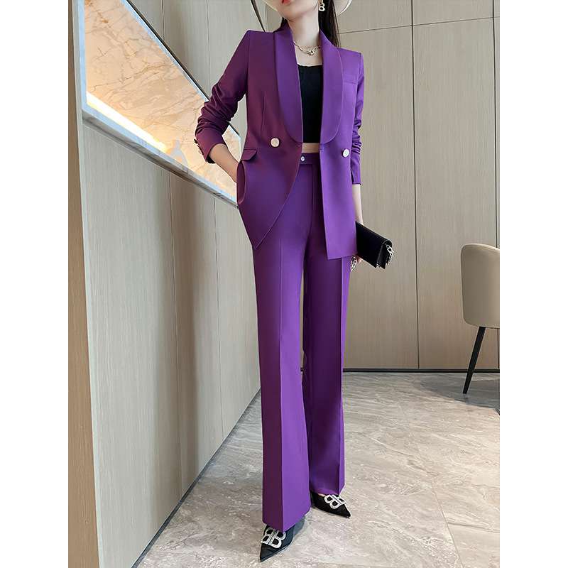 フォーマルスーツ ワイドパンツ スタイリッシュ セットアップ スーツ