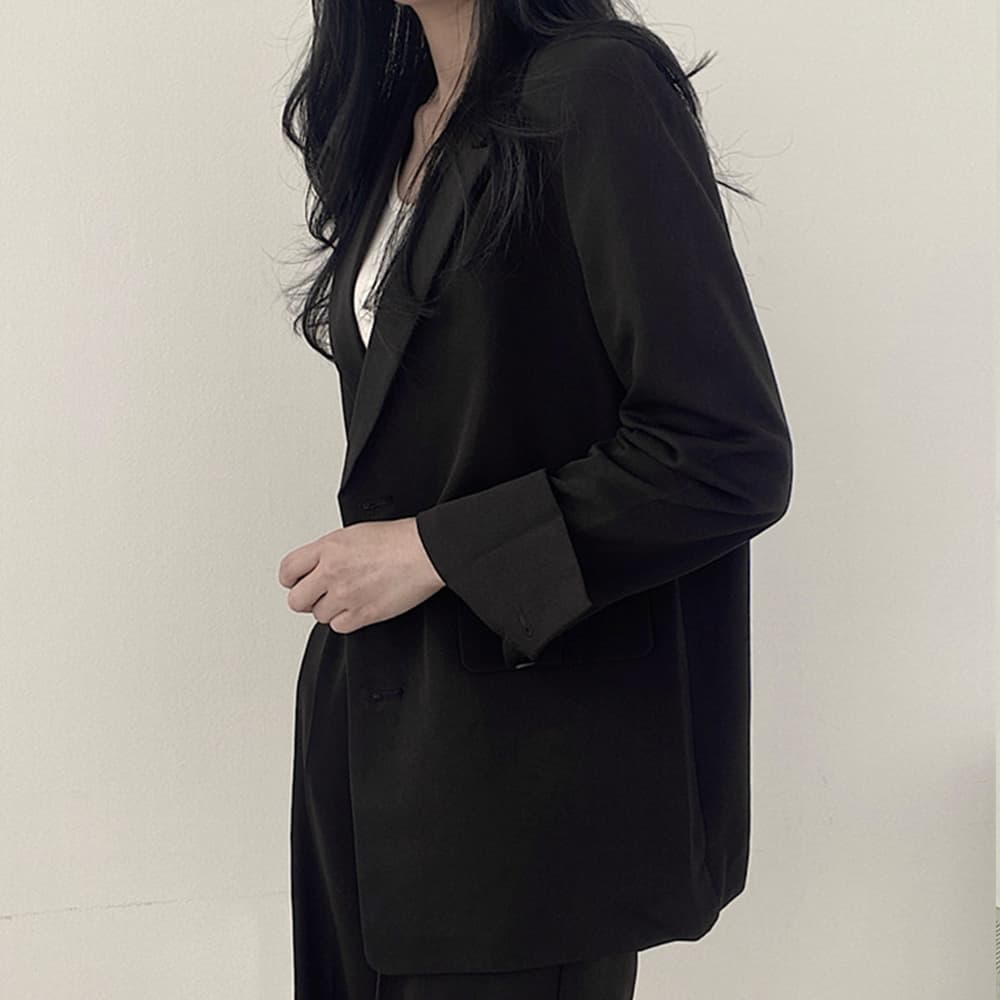 フォーマルスーツ 上品テーラードジャケット ワイドパンツスーツ上下セット