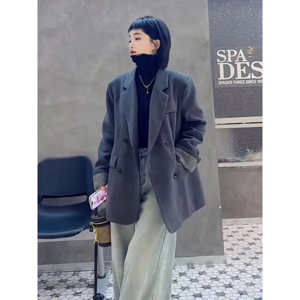 フォーマルスーツ ゆったりシルエットのオーバーブレザー