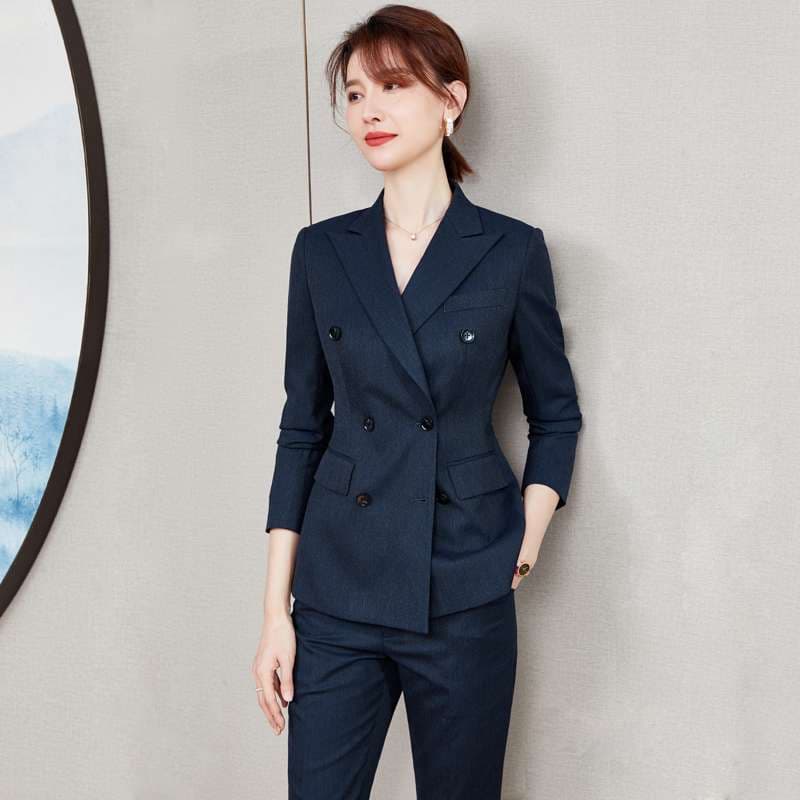 フォーマルスーツ エレガントオフィスレディスーツ 2点セット