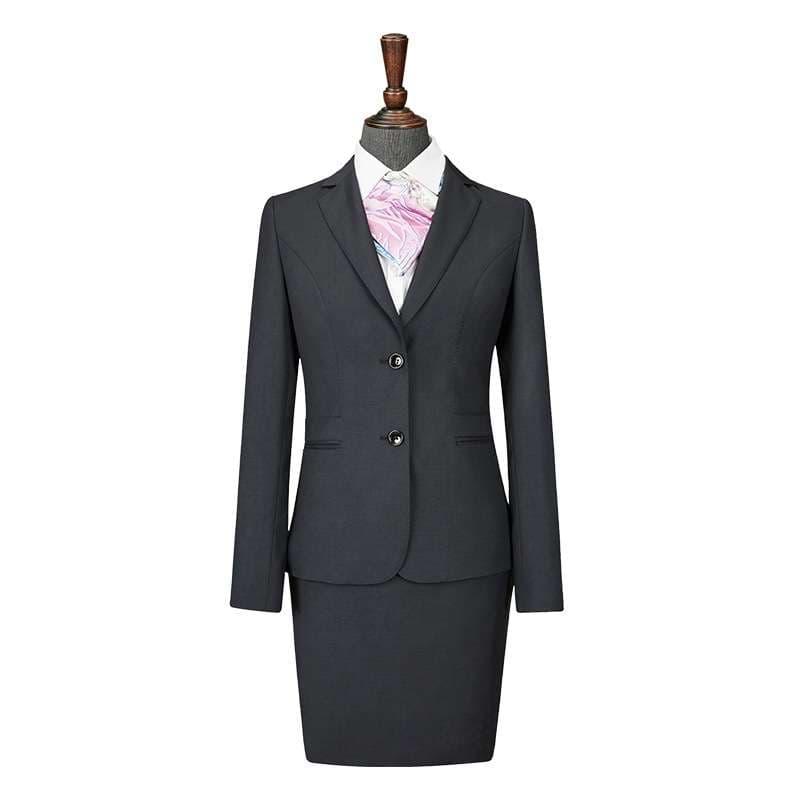 フォーマルスーツ すっきりシルエット ノーカラースーツ