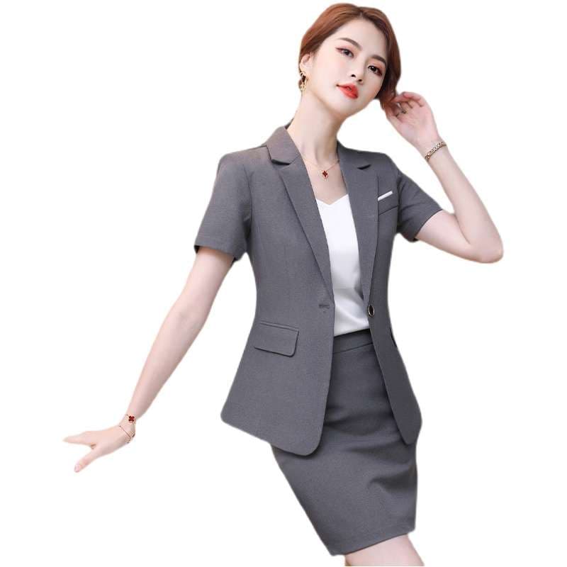 フォーマルスーツ エレガントショートスリーブスーツセット