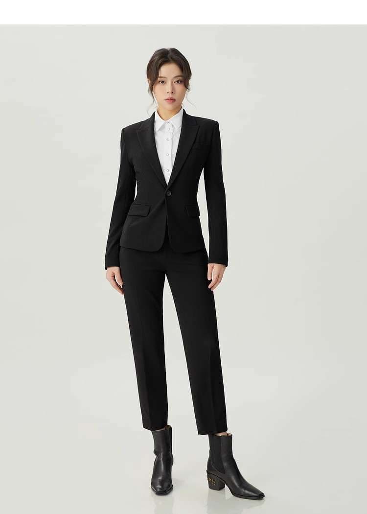 フォーマルスーツ 女性用スリムフィットスーツセット