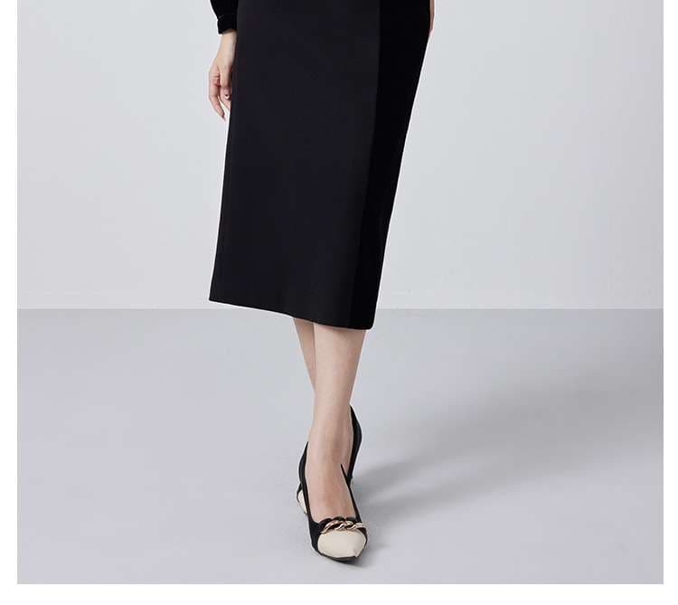 フォーマルスーツ パール付きリボンタイ ベルベットワンピース