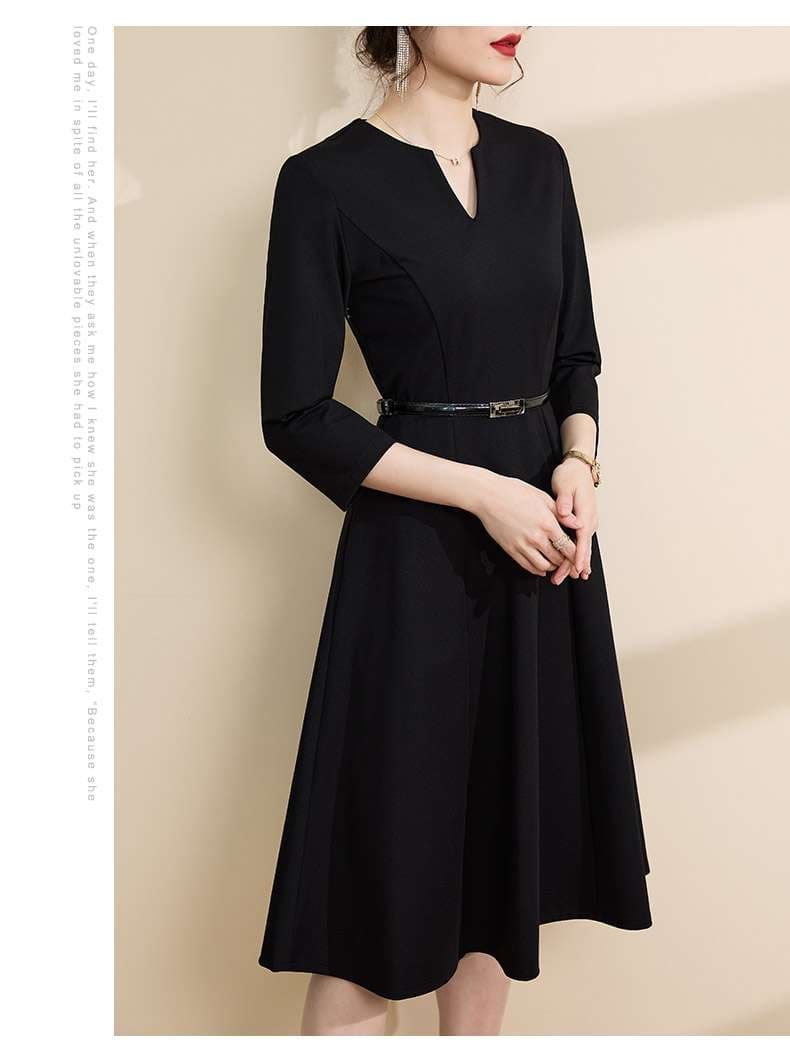 フォーマルスーツ エレガントベルトドレス