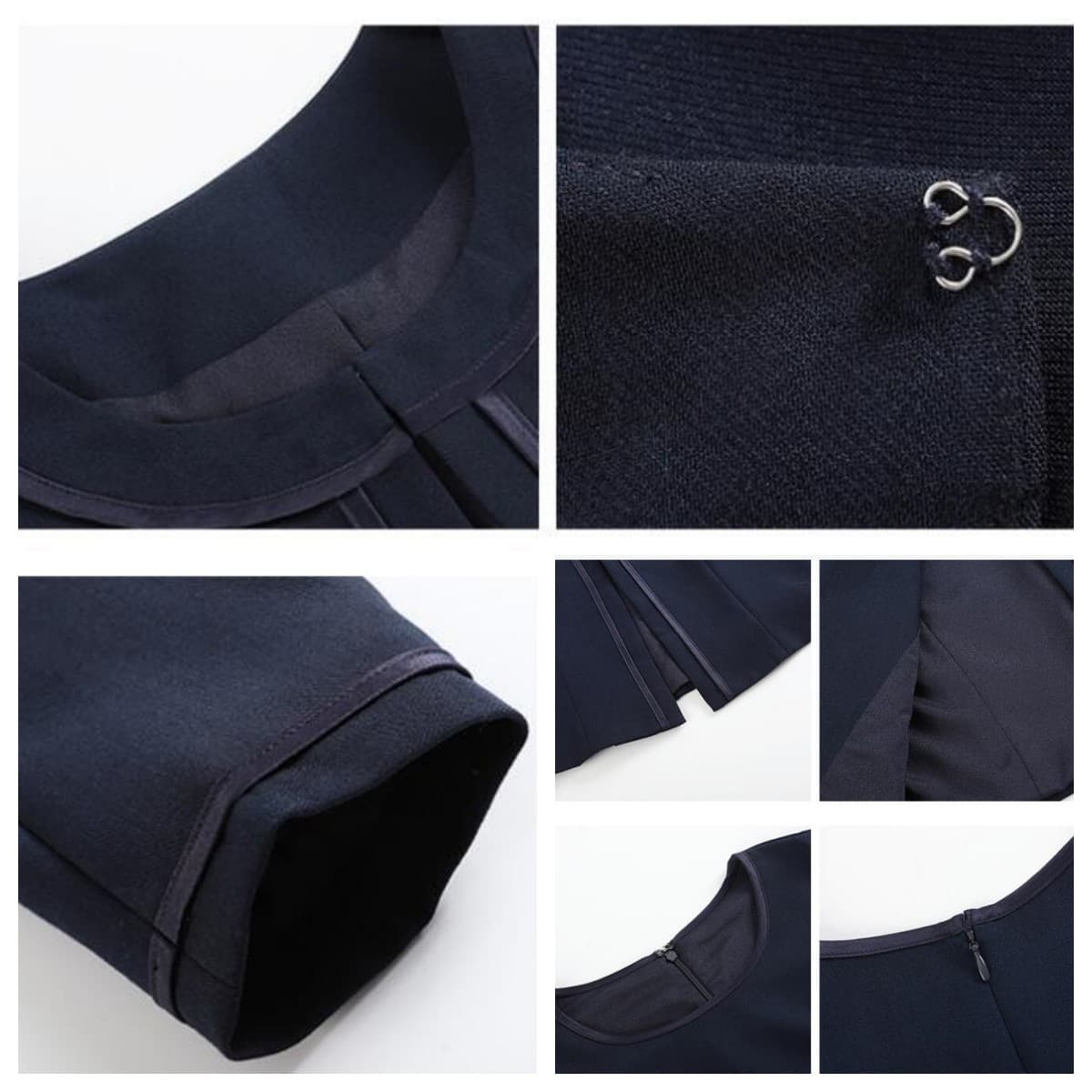 フォーマルスーツ 卒園式卒業式対応エレガントジャケットワンピース