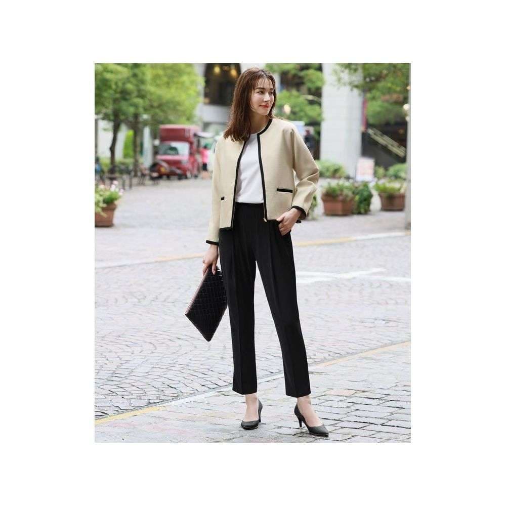 フォーマルスーツ エレガントツーピースジャケットパンツスーツ
