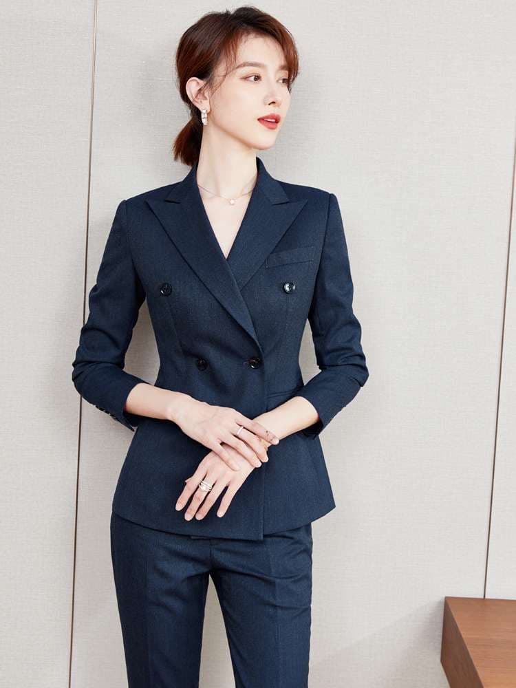 フォーマルスーツ エレガントオフィスレディスーツ 2点セット