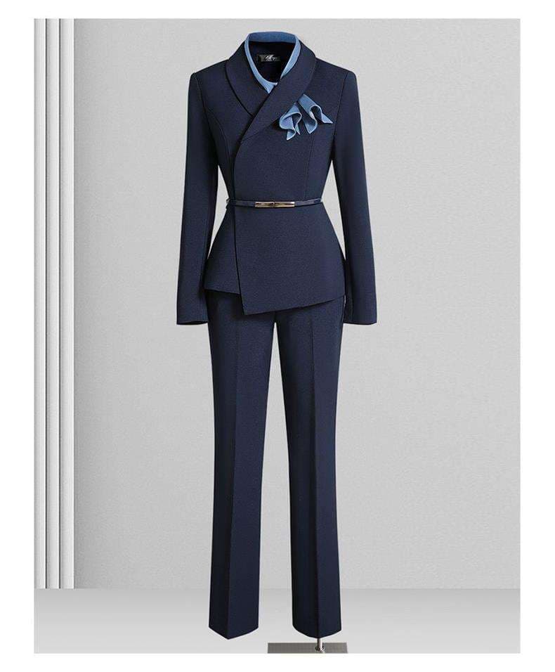 フォーマルスーツ フロントクロス ペプラム スーツ フォーマル