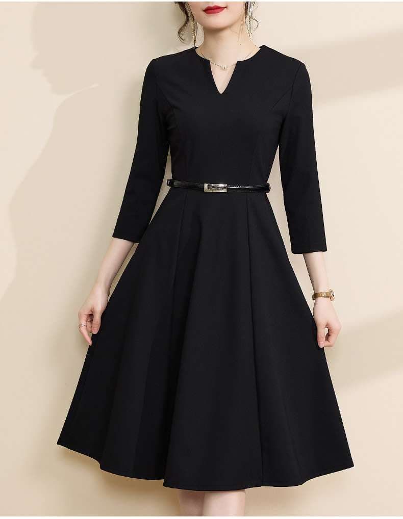 フォーマルスーツ エレガントベルトドレス