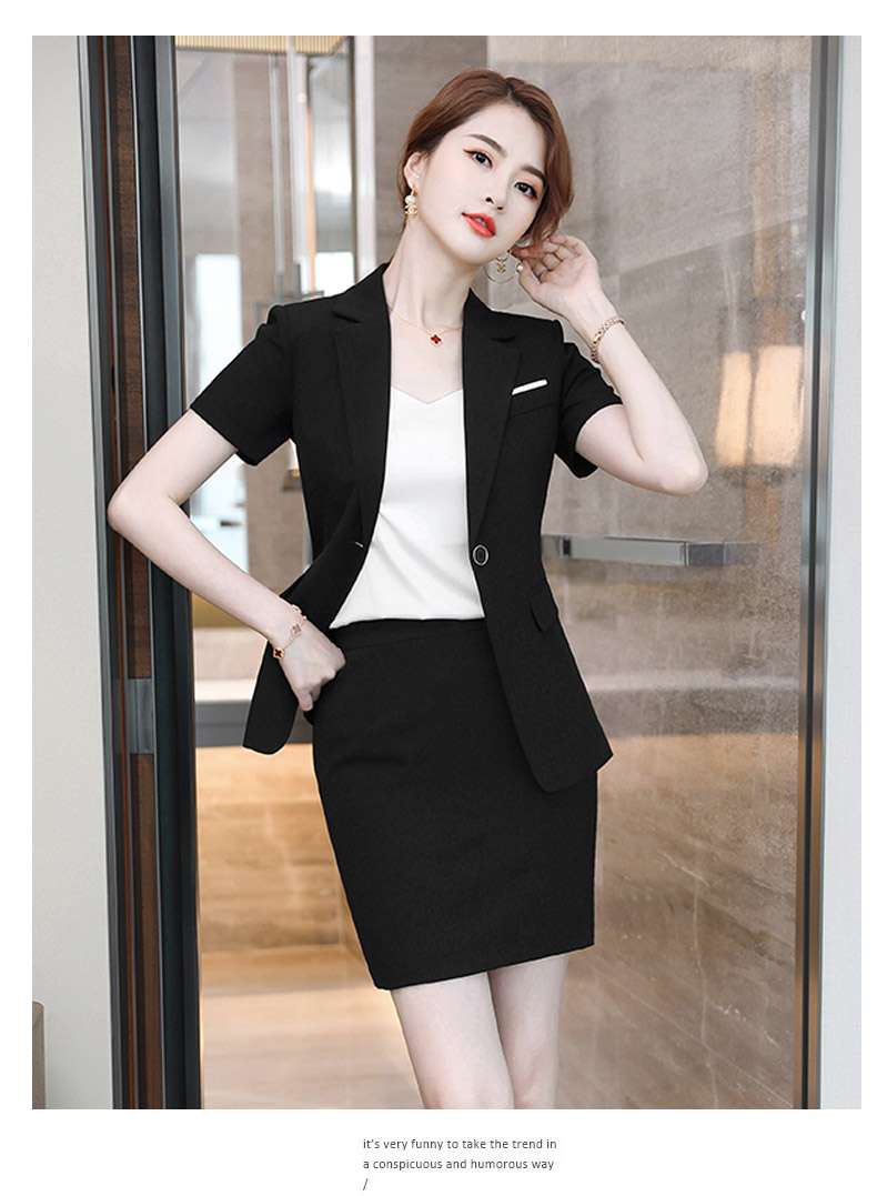 フォーマルスーツ エレガントショートスリーブスーツセット