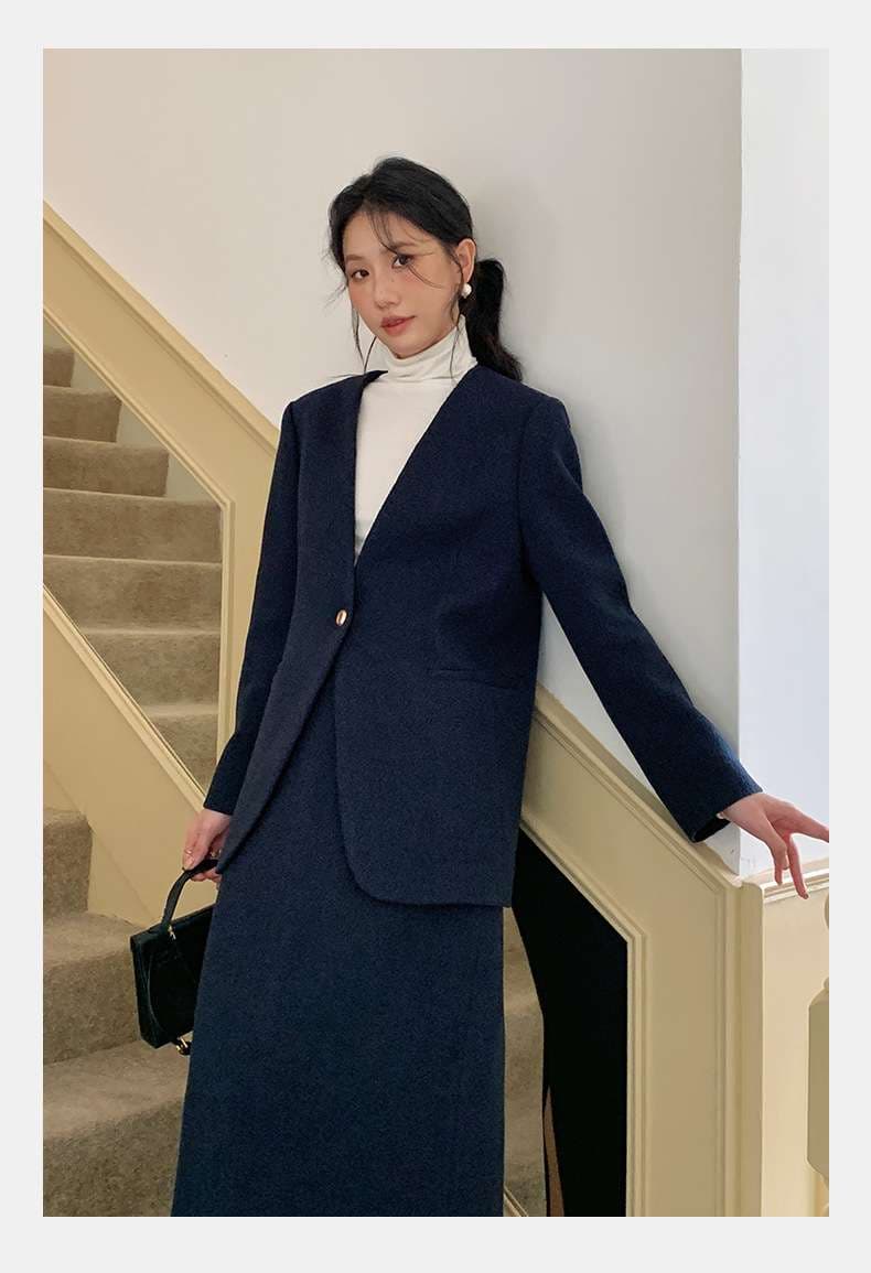 フォーマルスーツ テーラードセットアップ スーツ ロング丈