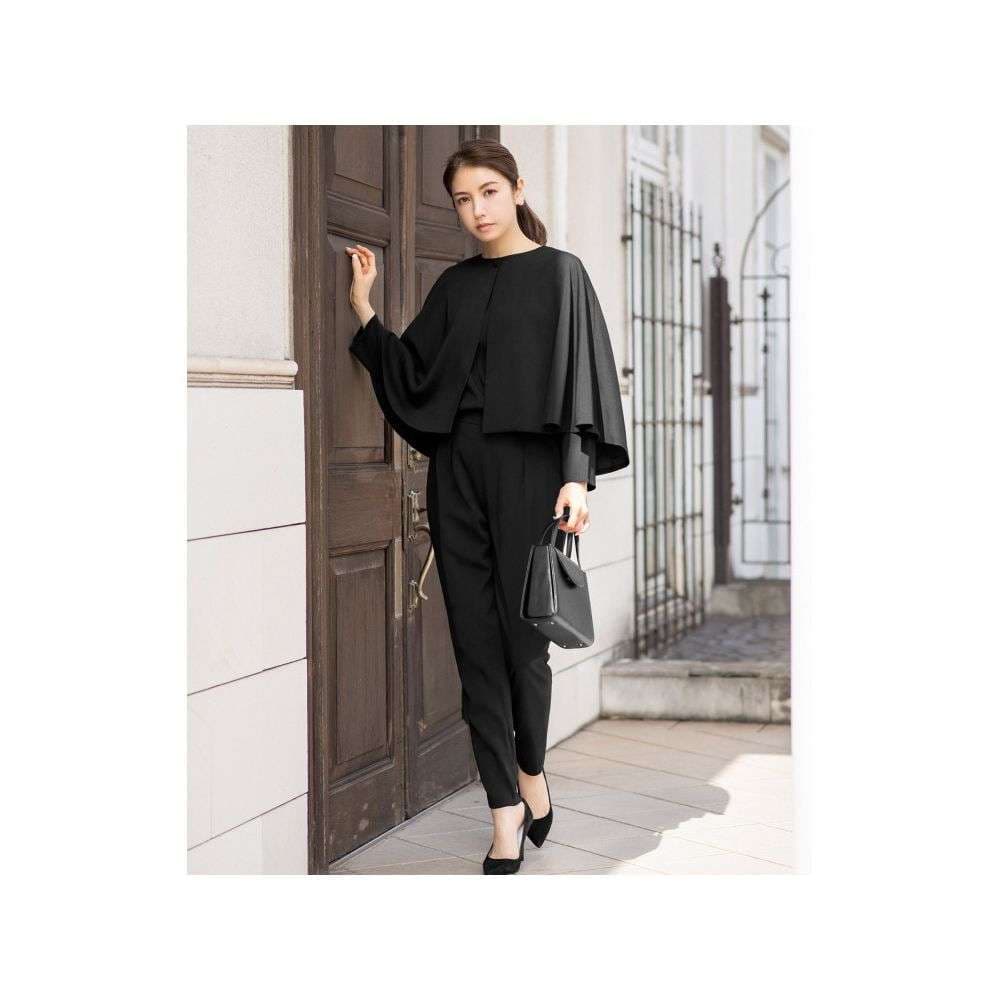 フォーマルスーツ エレガントオールブラックフォーマルセット