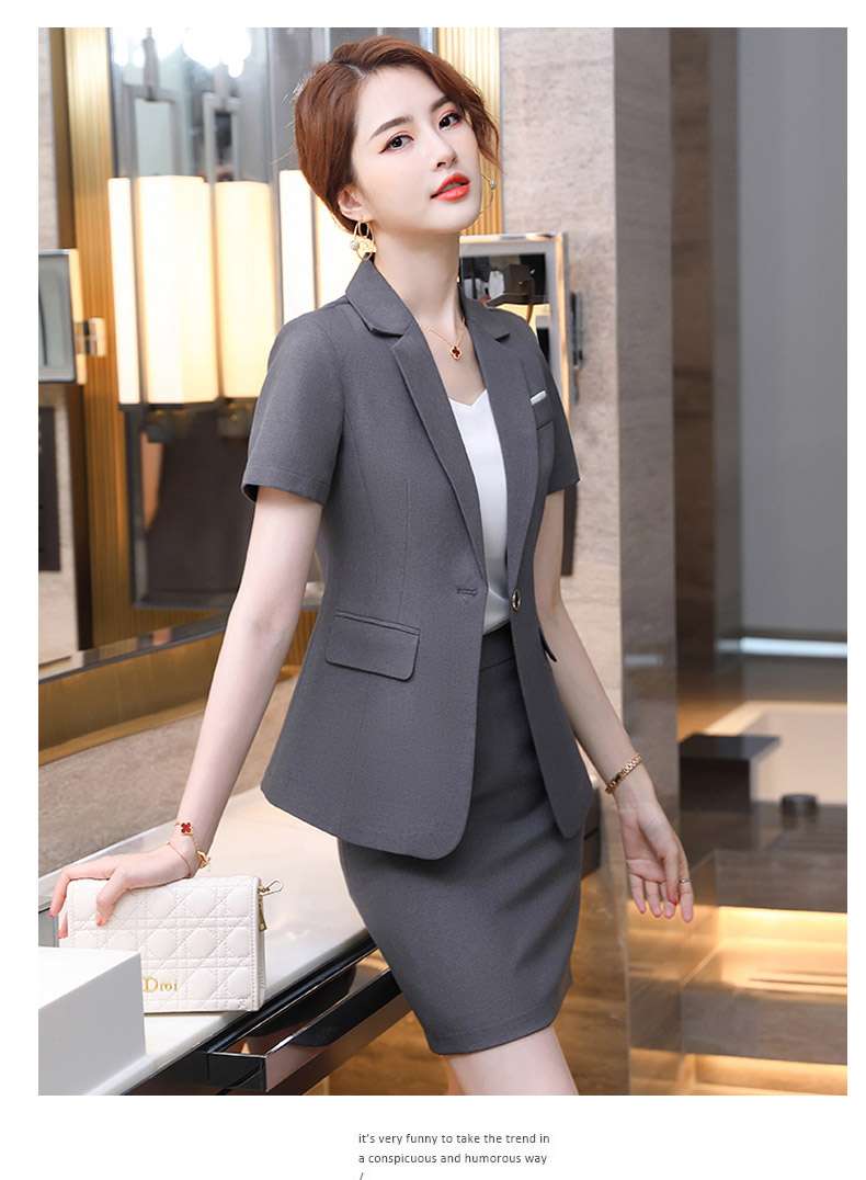 フォーマルスーツ エレガントショートスリーブスーツセット