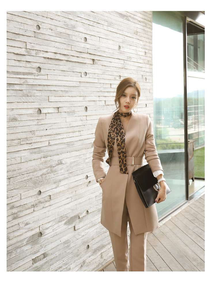 フォーマルスーツ ロング丈スリムパンツスーツ フォーマル きちんと服