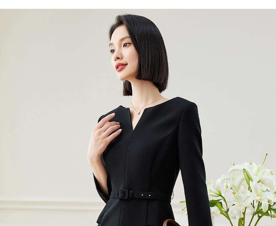 フォーマルスーツ エレガントオフィスワンピース