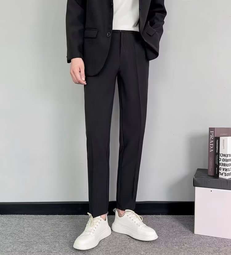 フォーマルスーツ スリムフィットスーツパンツ