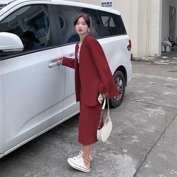 フォーマルスーツ シンプルオーバーサイズジャケットセットアップ