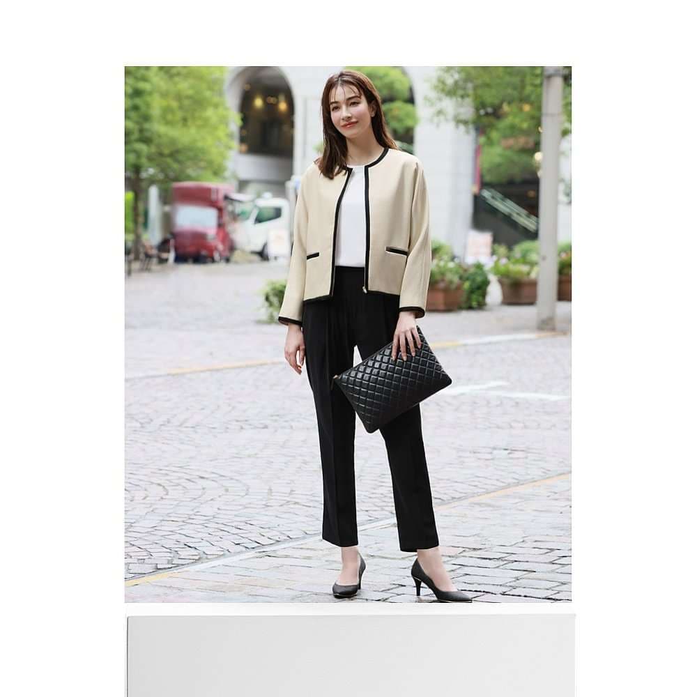 フォーマルスーツ エレガントツーピースジャケットパンツスーツ