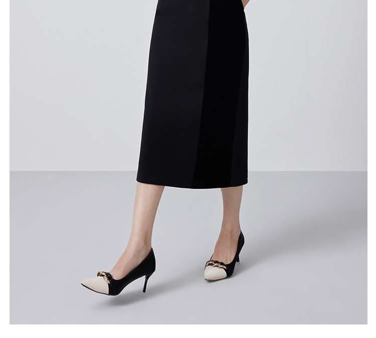 フォーマルスーツ パール付きリボンタイ ベルベットワンピース