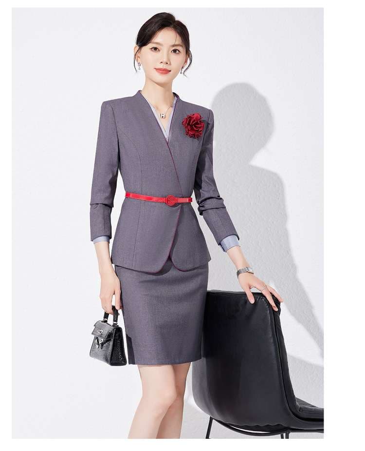 フォーマルスーツ エレガント アシンメトリー スーツ セットアップ