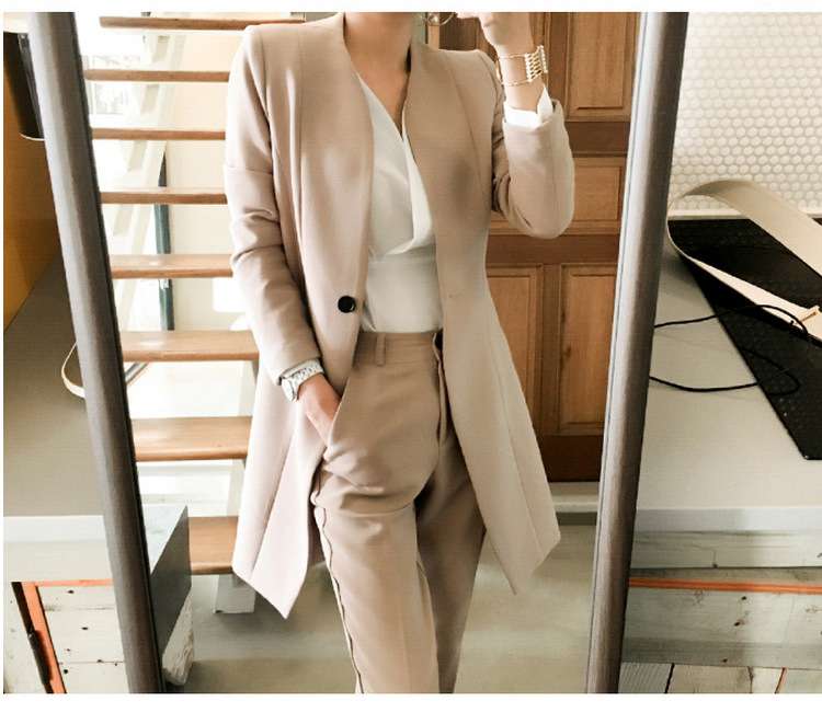 フォーマルスーツ ロング丈スリムパンツスーツ フォーマル きちんと服