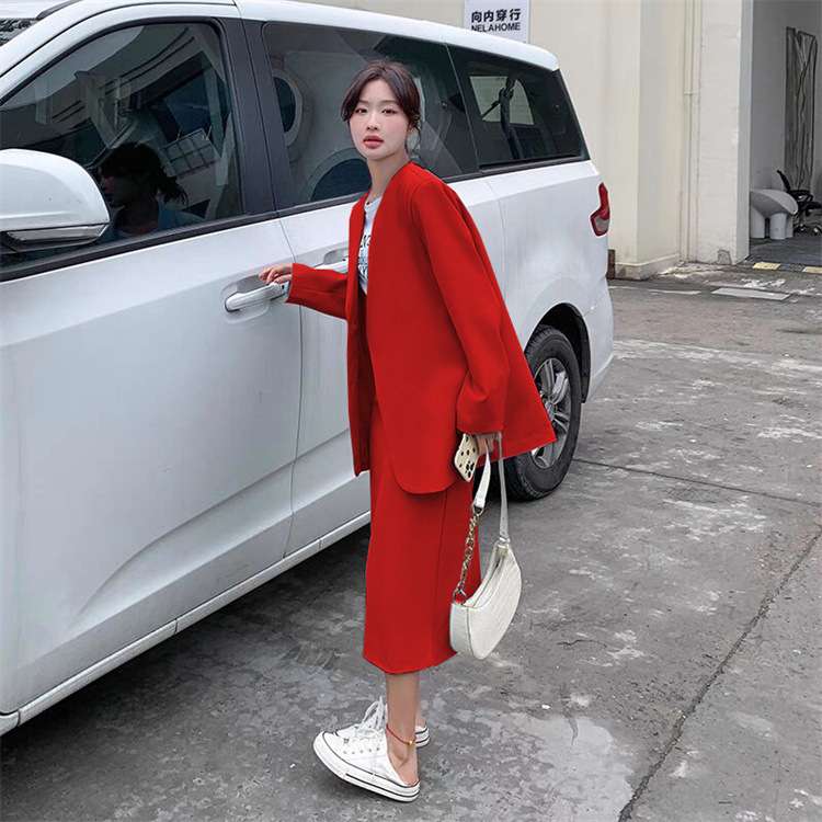 フォーマルスーツ シンプルオーバーサイズジャケットセットアップ