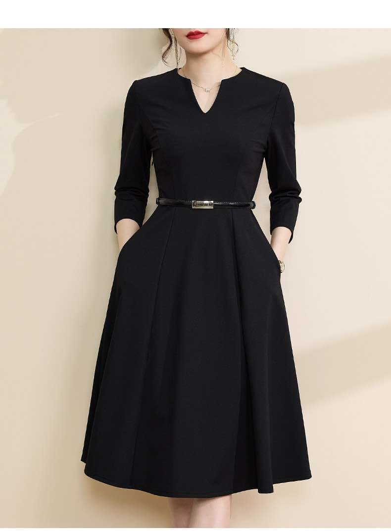 フォーマルスーツ エレガントベルトドレス