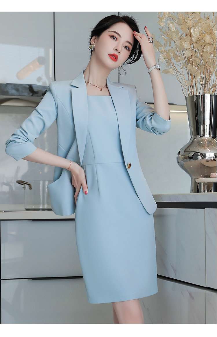 フォーマルスーツ エレガントノースリーブワンピーススーツ