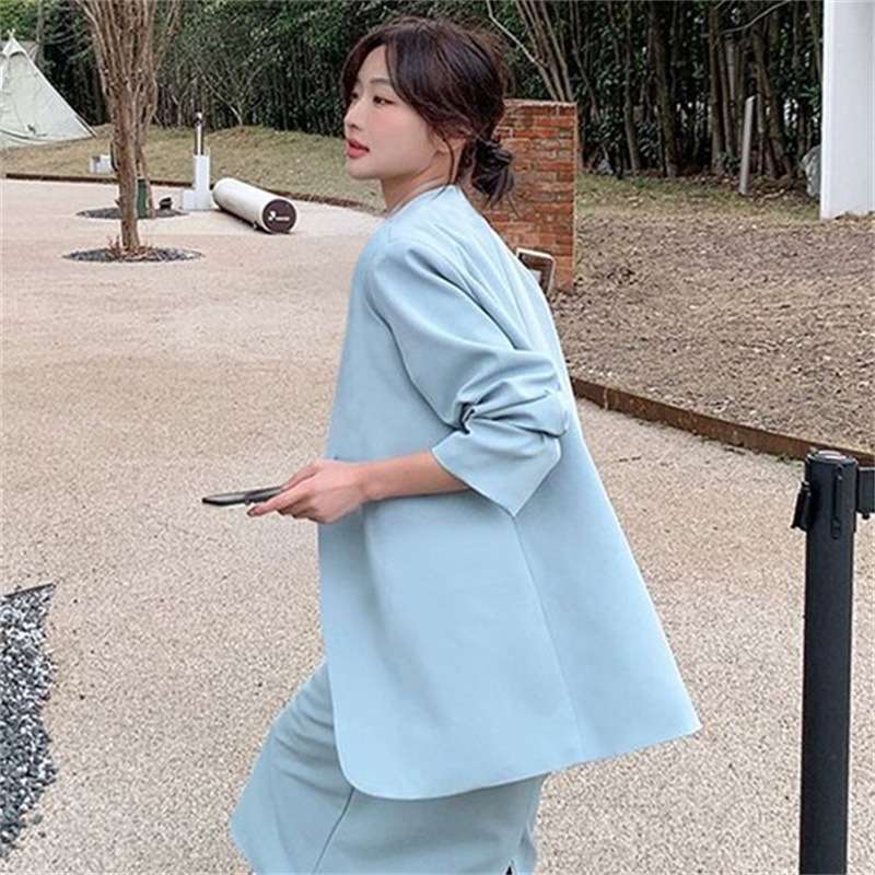 フォーマルスーツ シンプルオーバーサイズジャケットセットアップ