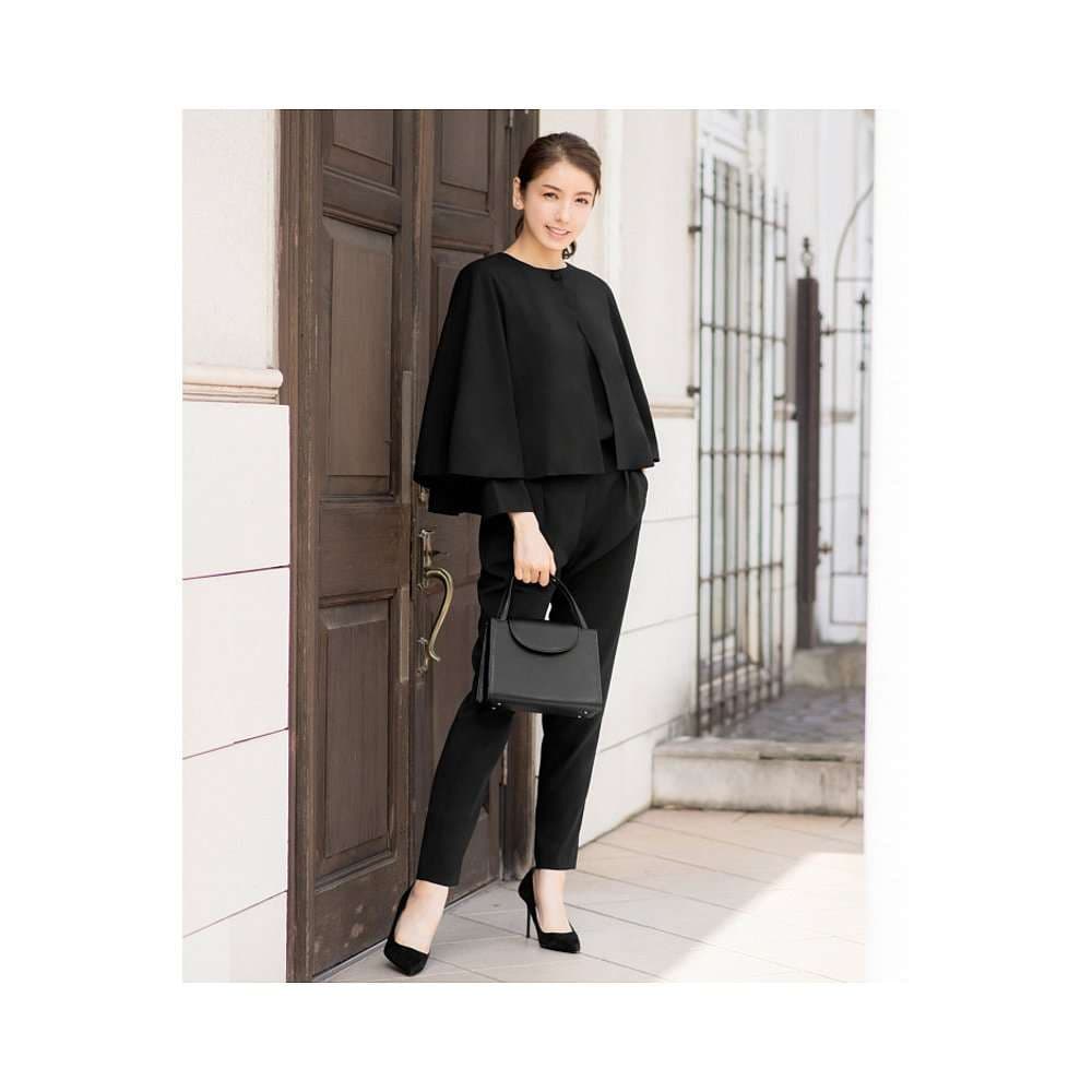 フォーマルスーツ エレガントオールブラックフォーマルセット