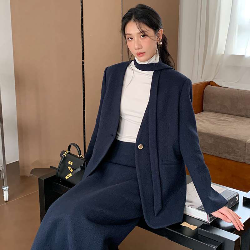 フォーマルスーツ テーラードセットアップ スーツ ロング丈