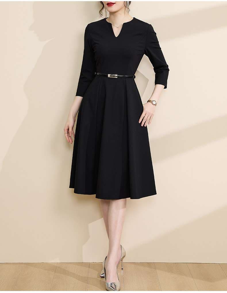 フォーマルスーツ エレガントベルトドレス