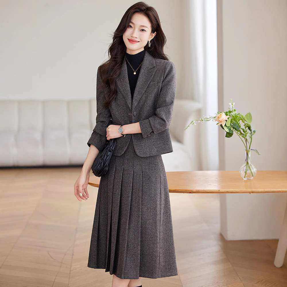 フォーマルスーツ なめらかツイードセットアップスーツ